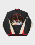 ernie irvan nutmeg nascar black jacket