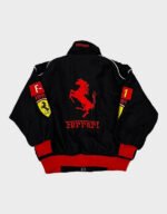 ferrari nascar racing black jacket