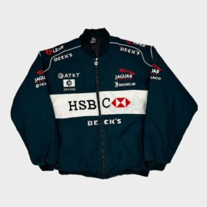 jaguar blue nascar jacket