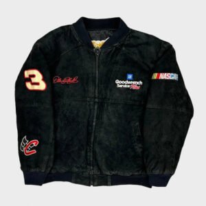 jeff hamilton racing nascar leather jacket