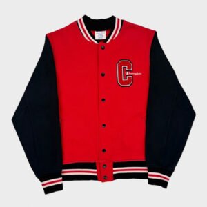reverse weave champion varsity jacket