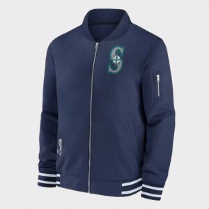 seattle mariners dugout bomber jacket