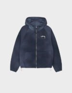 stussy beach shell wave dye hoodie