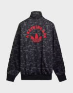 bape x adidas all over print sstr track black jacket
