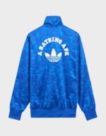 bape x adidas all over print sstr track blue jacket