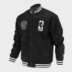 brooklyn nets logoman shadow jacket