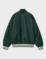 carhartt flaming ducks bomber green jacket