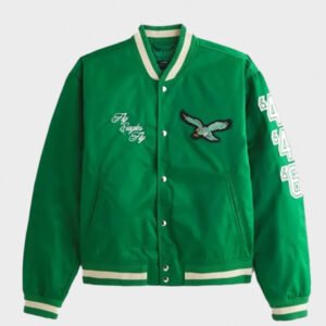 fitch eagles varsity bomber jacket