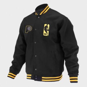 indiana pacers logoman varsity jacket