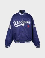 la dodgers x gr8 varsity tokyo series blue jacket