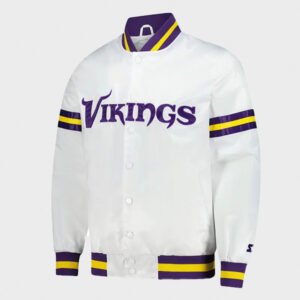 minnesota vikings scout satin jacket