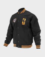 new york knicks logoman shadow varsity jacket