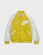 nike x nigo nrg yellow varsity jacket