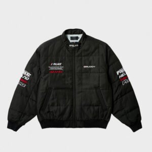 palace black technical staff jacket