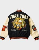 palace exclusive tora tora button down varsity jacket