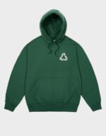 palace rose p3 green pullover hoodie