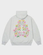 palace rose p3 grey hoodie