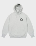palace rose p3 grey pullover hoodie