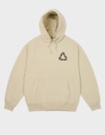 palace rose p3 stoney grey pullover hoodie