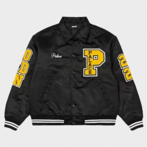 palace satin varsity jacket