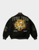 palace tora tora black varsity jacket
