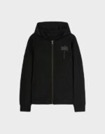palm angels palms zipped hoodie