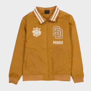 san diego padres logo select nylon jacket