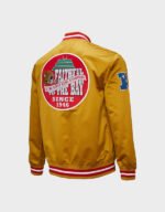 san francisco 49ers mitchell & ness double down satin jacket