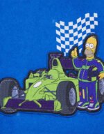 simpsons freeze max racing varsity jacket