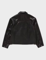 supreme (fw24) schott leather racer black jacket