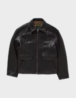 supreme (fw24) schott leather racer jacket