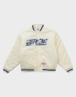 supreme mitchell & ness camo logo jacket