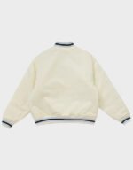 supreme mitchell & ness camo logo varsity jacket