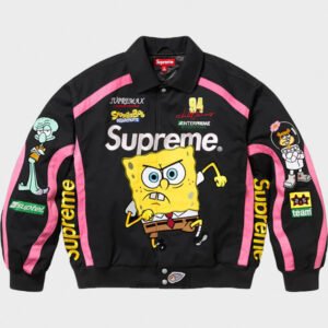 supreme x spongebob squarepants jacket