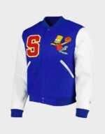 the simpsons freeze max bart ballin varsity jacket