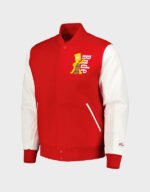 the simpsons freeze max rude varsity jacket