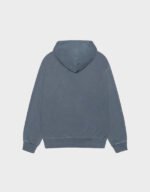 stussy jumbo pigment dyed navy pullover hoodie