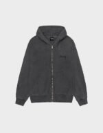 stussy modern age zip pigment dyed hoodie