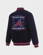 2021 world series champions-atlanta braves navy full zip jacket