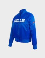 buffalo bills classic royal satin jacket