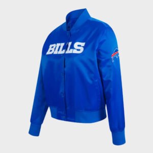 buffalo bills classic royal satin jacket