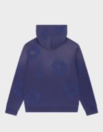 denim tears mono wreath washed blue hoodie