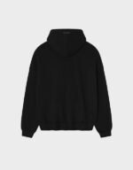 fear of god athletics half zip black hoodie