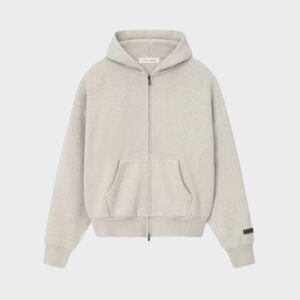 fear of god essentials classic full zip hoodie