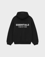 fear of god essentials fleece hoodie
