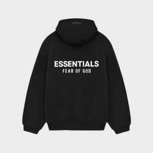 fear of god essentials fleece hoodie