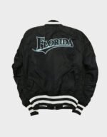 florida marlins ma 1 full zip bomber jacket