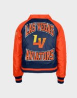 las vegas aviators chenille navy orange jacket