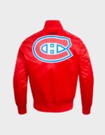 montreal canadiens classic satin jacket