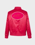 new york jets triple pink satin jacket